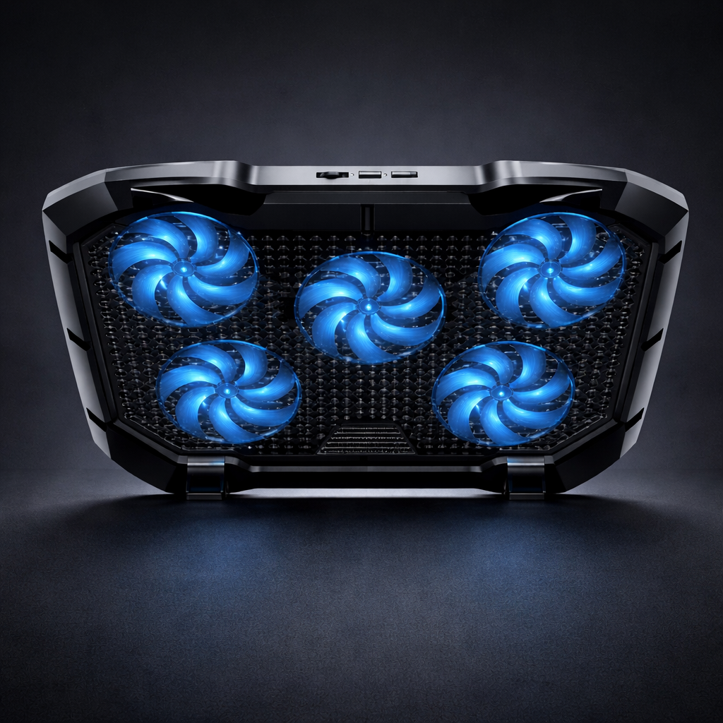 Laptop Cooling Pad with Phone Stand