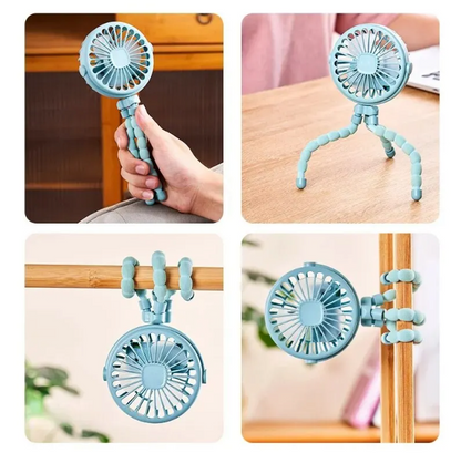 Flexible Tripod Mini Fan